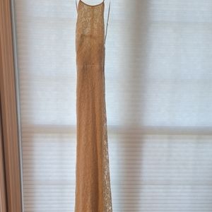 Wedding or engagement photo style lace dress